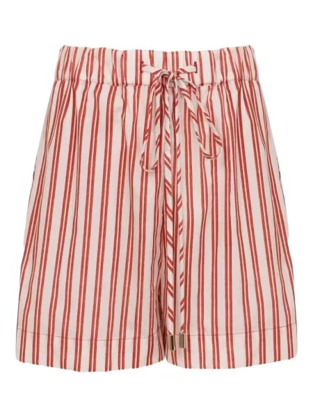 Szorty Lenny Niemeyer w paski ze sznurkiem białe