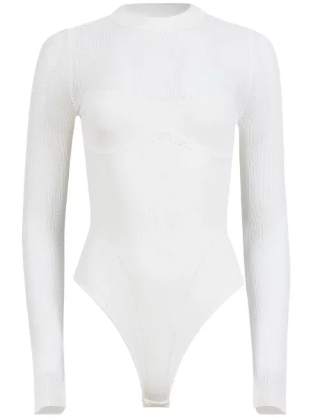 Body Fleur Du Mal tricotate alb