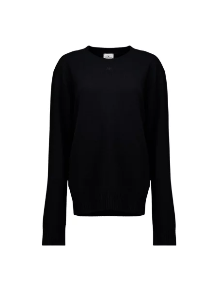 Sweter Courreges wełniany czarny