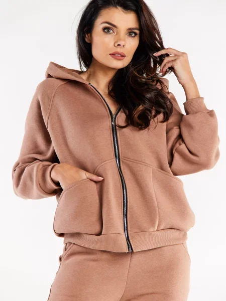 Bluza z kapturem Infinite You brązowa