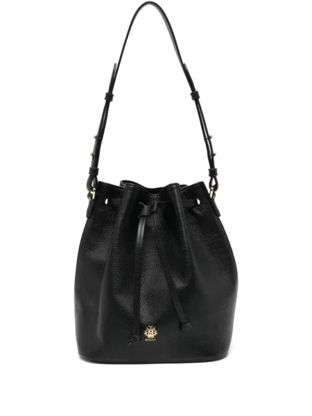 Geantă bucket Bally din piele negru