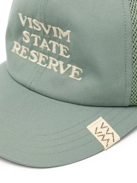 Șapcă Visvim cu broderie plasă verde