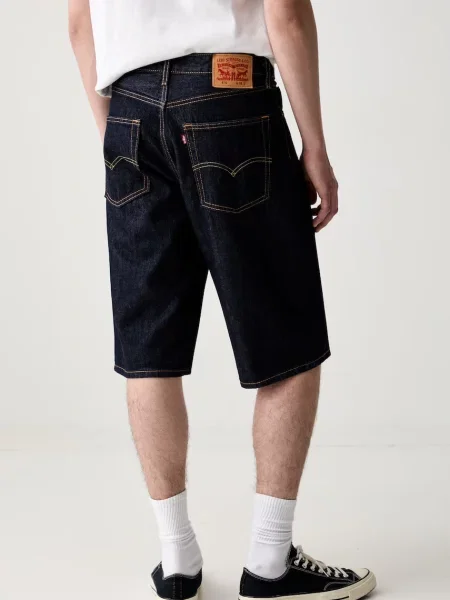 Levi's szorty damskie jeansowe BAGGY granatowe