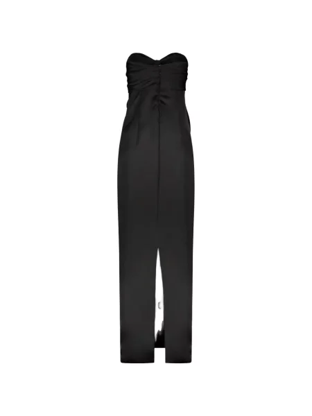 Rochie maxi Ellery fără bretele negru