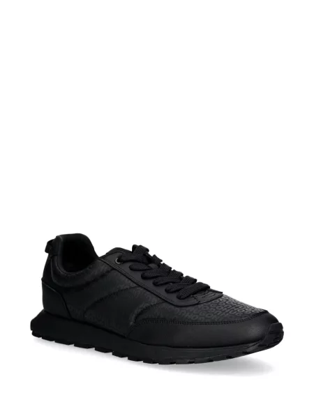 Sneakerși Hugo cu imagine negru