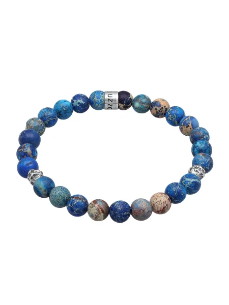 KUZZOI Zapestnica / modra / turkizna / srebrna bež