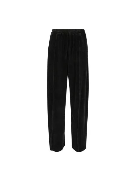 Szerokie spodnie T By Alexander Wang czarne