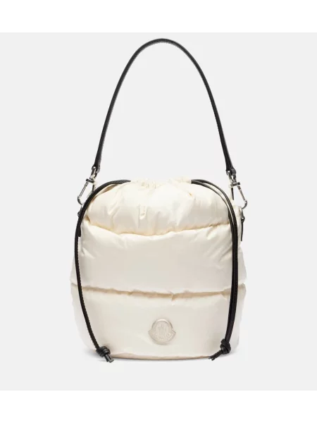 Geantă bucket Moncler alb