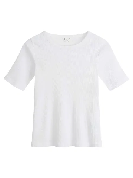 MELA Tricou JASLEEN' alb