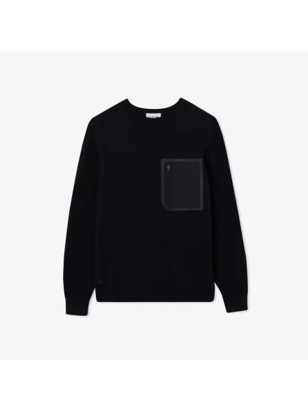 Lacoste Sweter Lacoste czarny