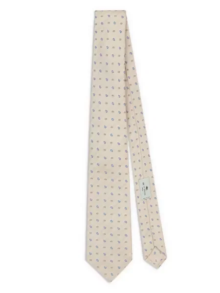 Cravată Etro cu broderie cu model paisley