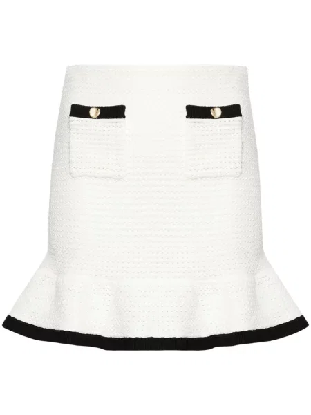 Fustă Self-portrait alb