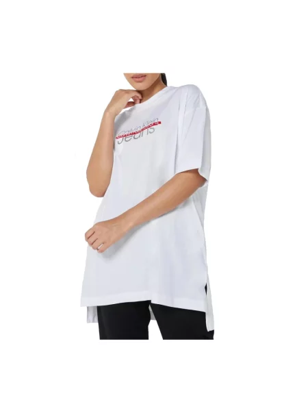 Koszulka Calvin Klein z logo biała