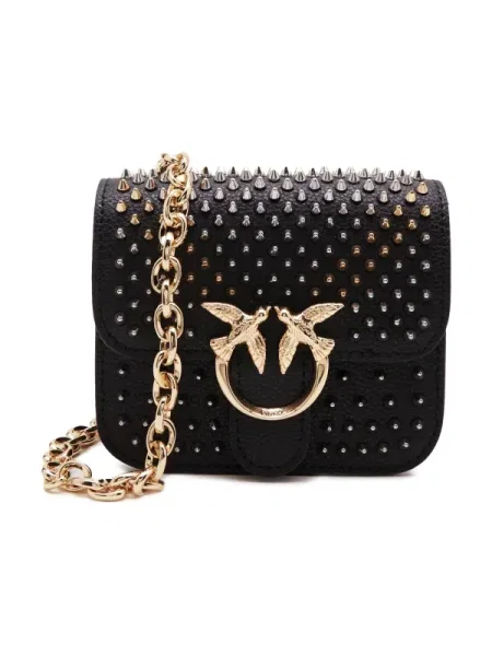 Rucsac Pinko din piele negru