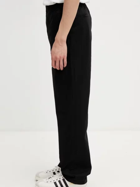 Lacoste pantaloni din cu pentru bărbați negru