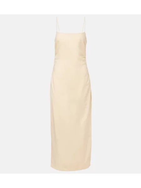 Rochie midi Sir de in până la genunchi de costum galben
