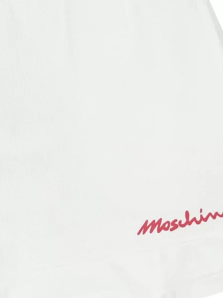 Szorty dziecięce Moschino białe