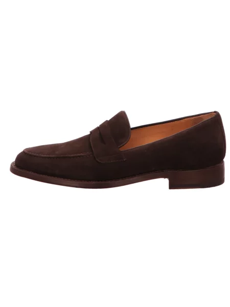 Półbuty Cordwainer skórzane brązowe