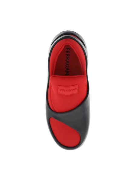 Sneakersy Salvatore Ferragamo wsuwane czerwone