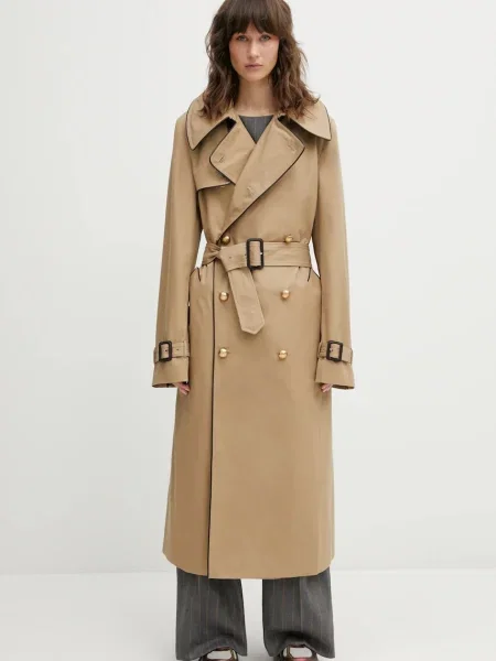 Wales Bonner palton de Gates Crombie Coat bej