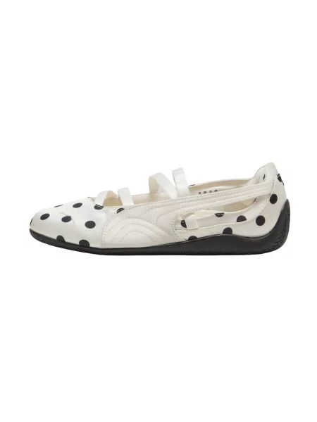 PUMA Balerini cu curea glezna Speedcat negru alb