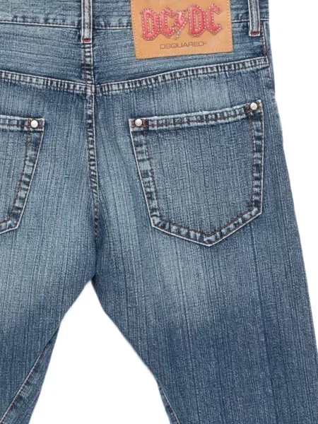 Blugi Dsquared2 cu 5 buzunare albastru