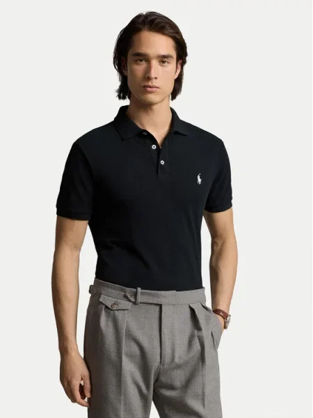 Polo Polo Ralph Lauren plasă negru