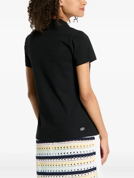 Tricou Lacoste cu broderie negru