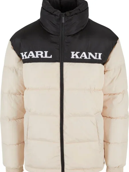 Karl Kani Geacă de iarnă nisipiu / negru bej