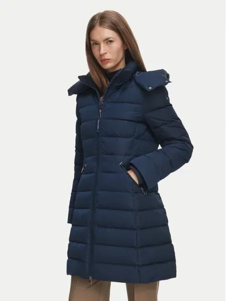 Tommy Hilfiger Geacă din puf Bleumarin albastru
