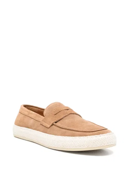 Espadrile Sergio Moretti Firenze din piele de căprioară maro