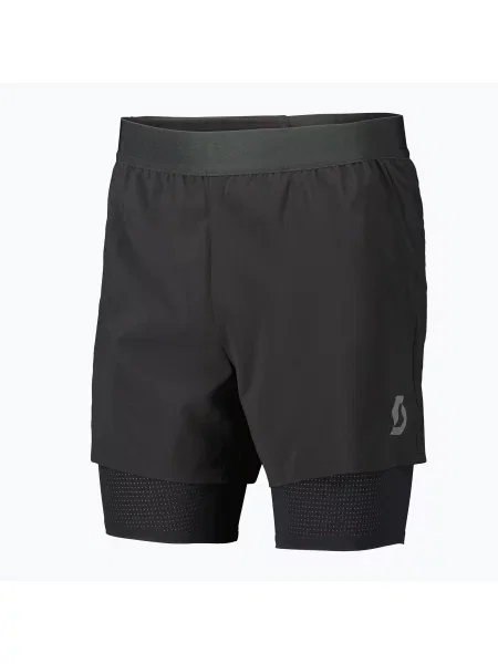 Мъжки шорти за бягане SCOTT Endurance Hybrid черни
