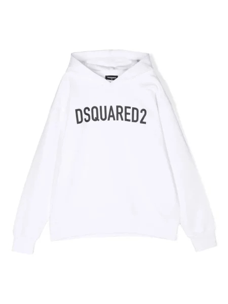 Bluza z kapturem dziecięca Dsquared2 biała
