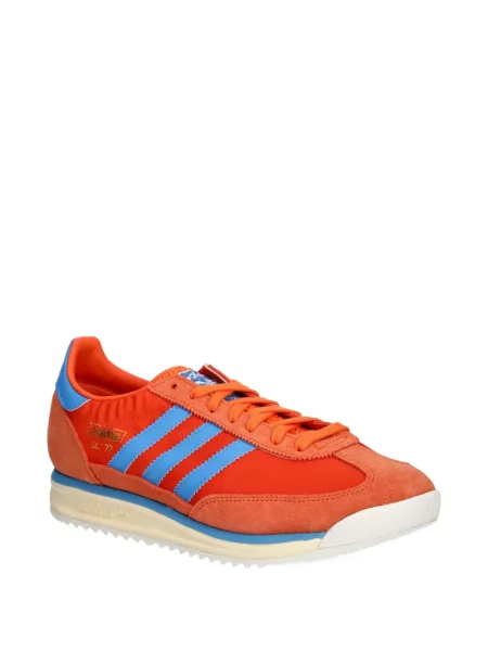 Sneakerși Adidas Predator cu broderie cu dungi din piele de căprioară albastru
