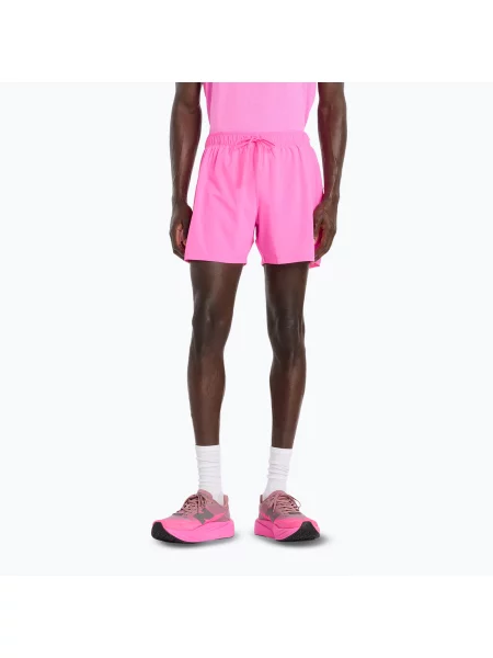 Pantaloni scurți pentru bărbați New Balance RC Seamless 5" pink heat roz