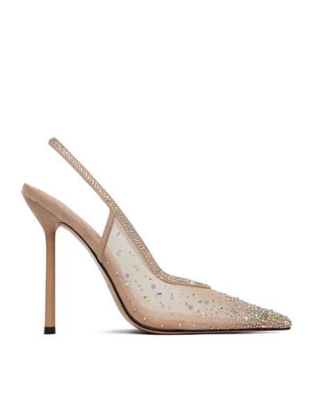 Туфли Eva Minge на шпильке бежевые