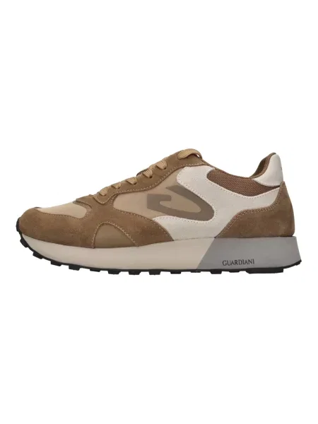 Sneakersy Alberto Guardiani skórzane brązowe