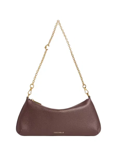 Geanta crossbody Coccinelle din piele violet