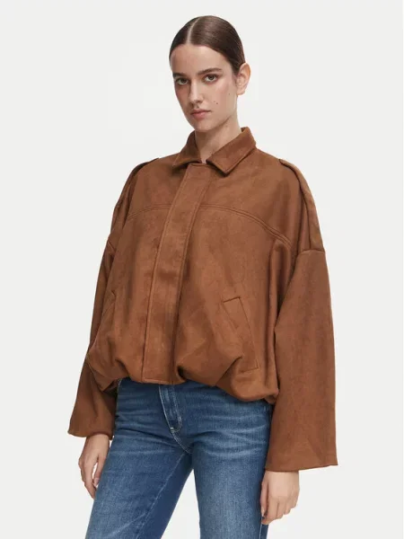 Vero Moda Geacă Hazel Oversize maro
