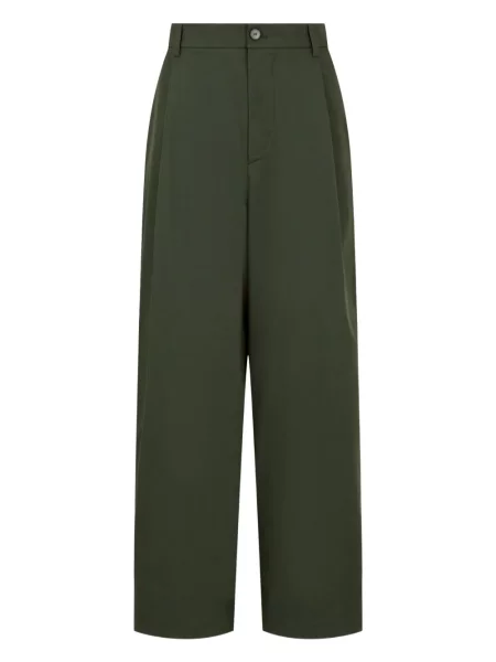 Pantaloni Studio Tomboy plisate verde