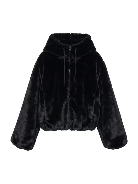 Pull&Bear Geacă de primăvară-toamnă negru