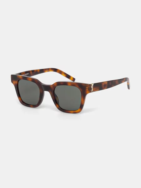 Saint Laurent ochelari de soare pătrați maro