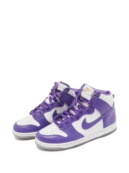Sneakerși Nike Dunk din piele de căprioară violet
