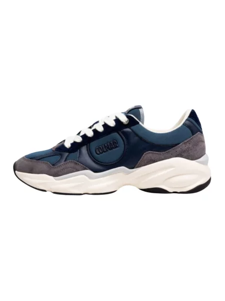 Sneakersy Colmar zamszowe niebieskie
