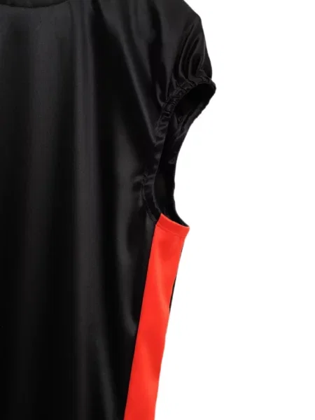 Rochie maxi Loewe cu dungi negru