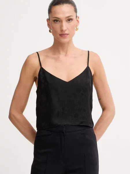 Pinko bluză cu bretele pentru femei cu modal negru