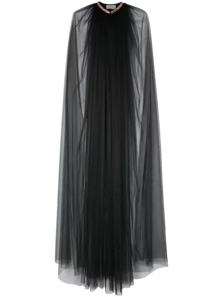 Palton V:pm Atelier din tul negru