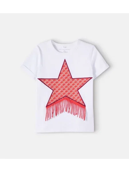 Gyerek póló Stella Mccartney fehér