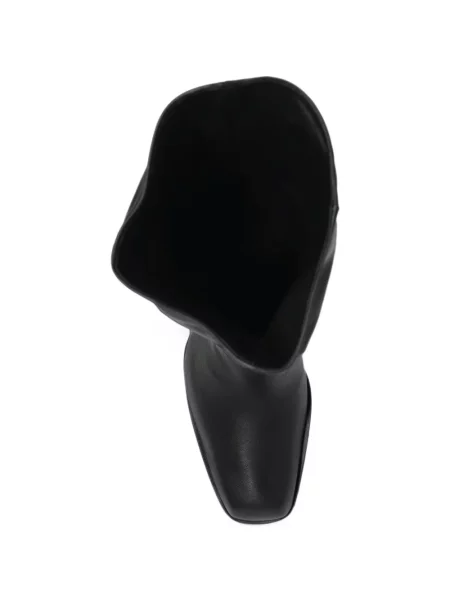 Botine Yuzefi din piele negru