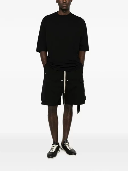 Шорти cargo Rick Owens Drkshdw с връзки черно